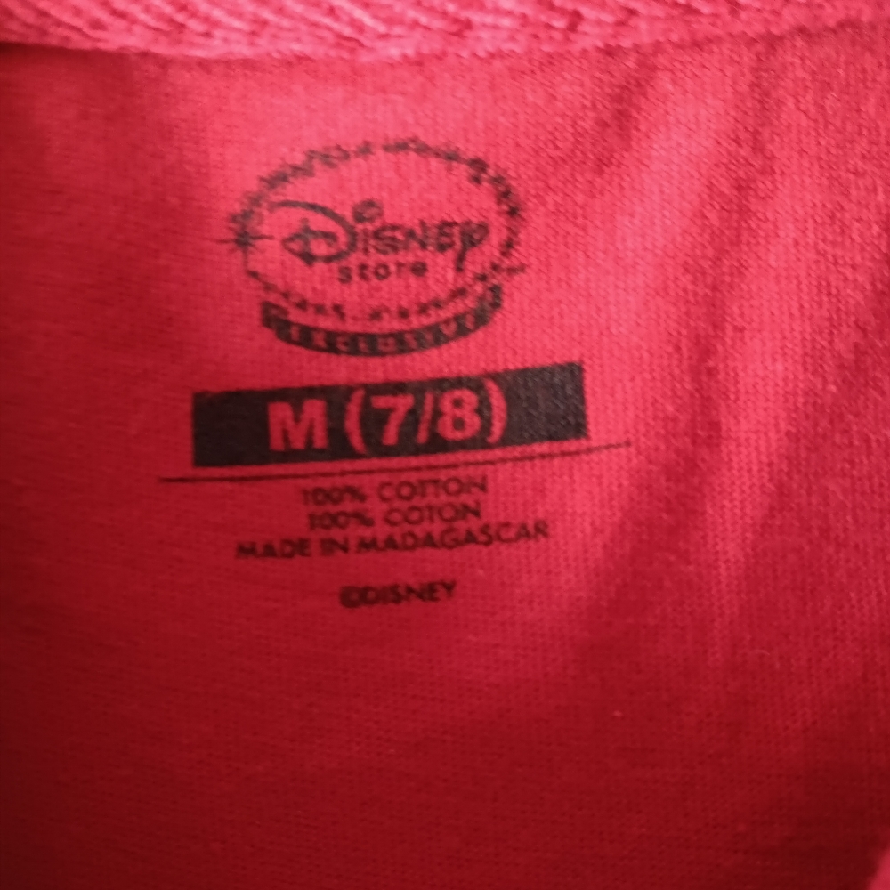 Disney Red Polo Shirt with Black Mickey Graphic - Picture 9 of 9